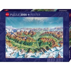 Puz.Alpine Mountain World 2000 Heye NEW